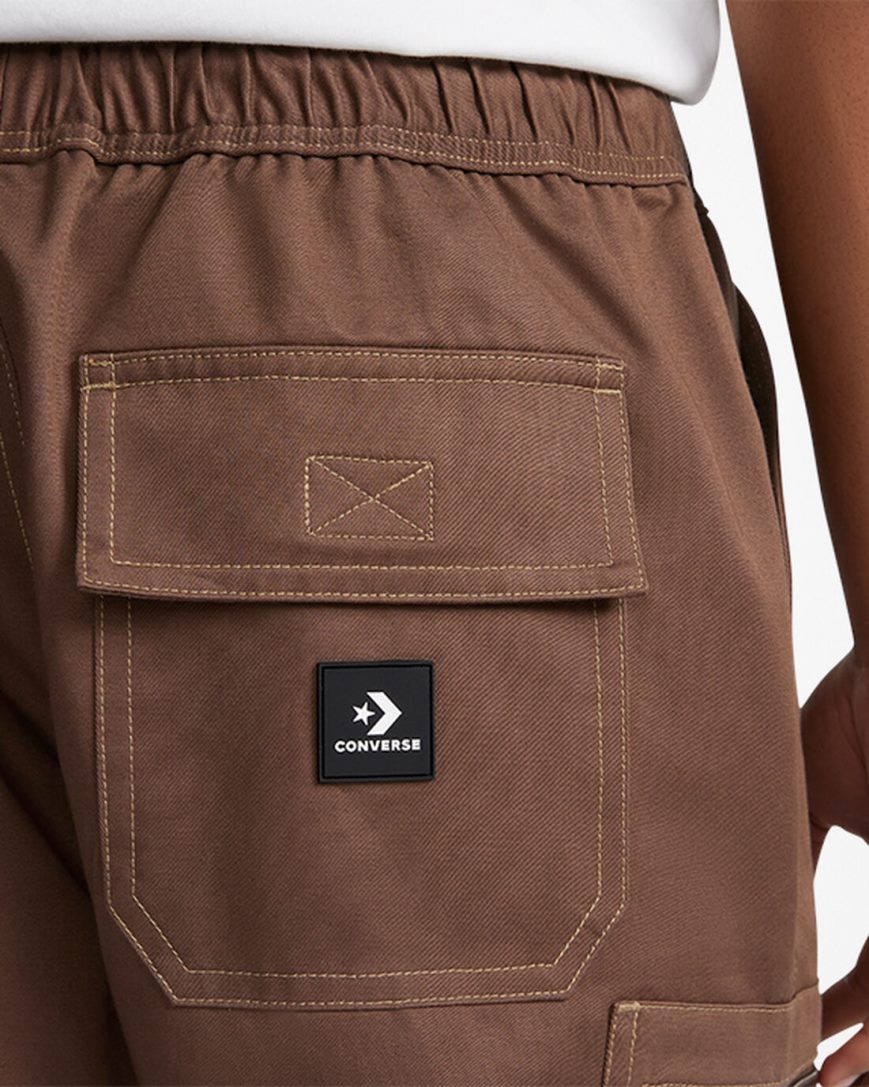 Men's Converse Star Chevron Cargo Pants Brown | AU 463ECC